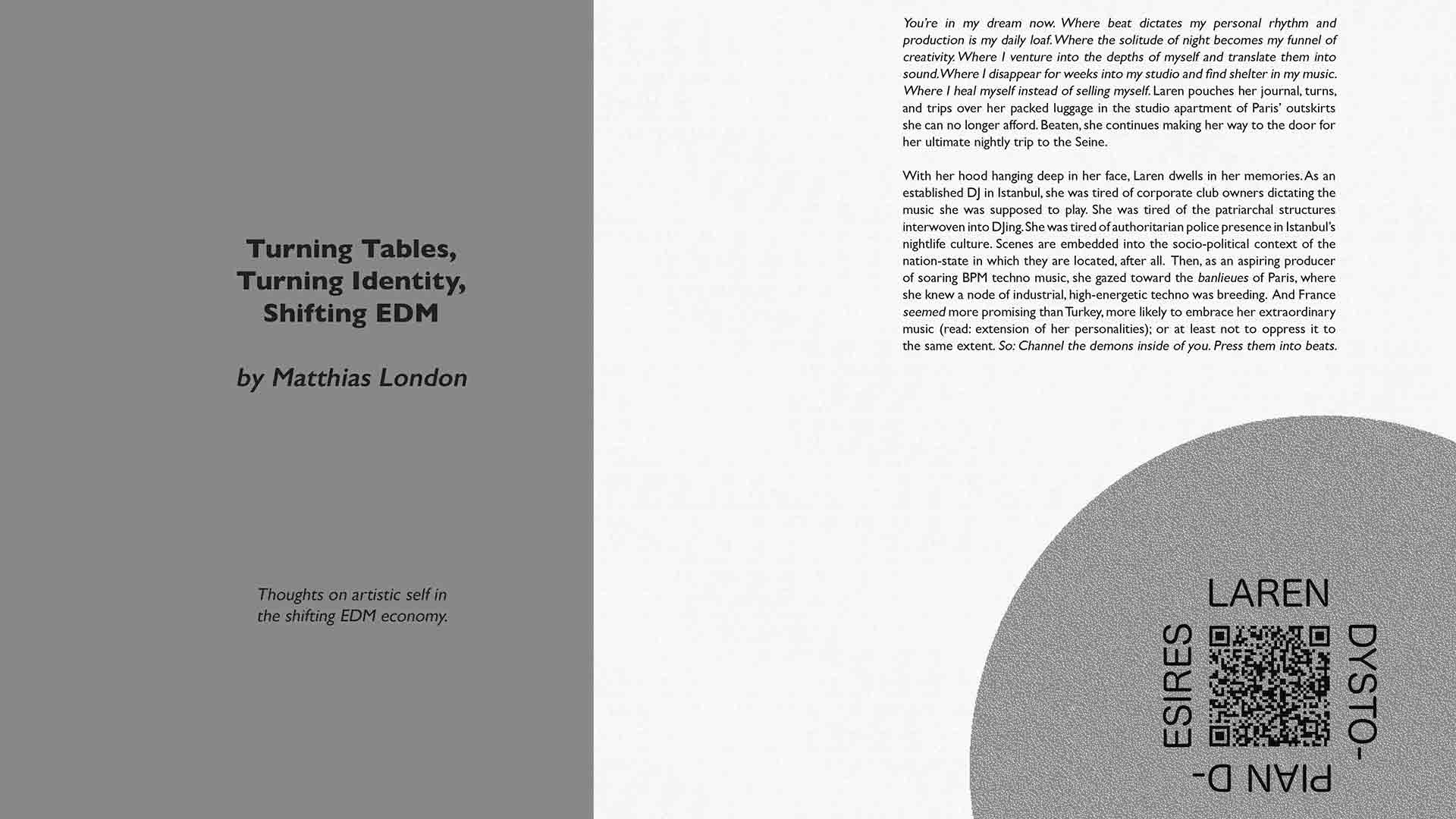 First Page of Nodlon's Article in the Culturala magazine